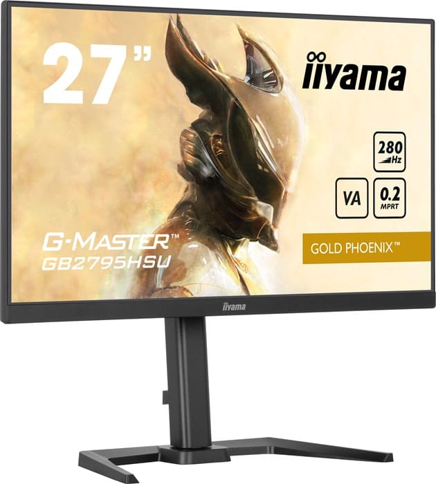 iiyama lanza el monitor gaming G-Master GB2795HSU-B1 Gold Phoenix con una tasa de refresco de 280 Hz