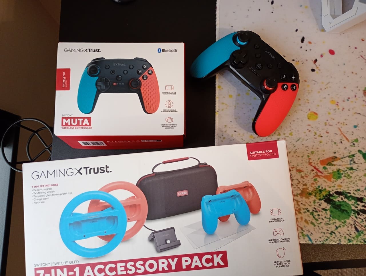 Anlizamos los accesorios GXT 1249 de Trust para Switch y el mando Muta