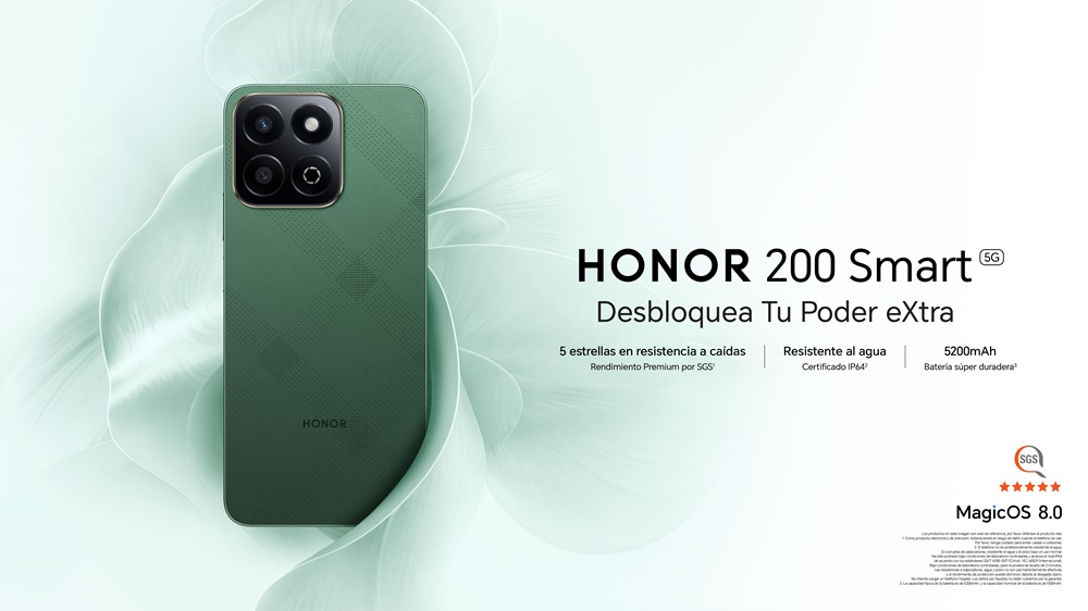 Honor presenta Honor 200 Smart redefiniendo la durabilidad y el rendimiento