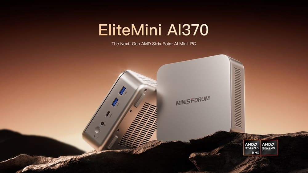 EliteMini AI370: nuevo mini PC gaming de Minisforum