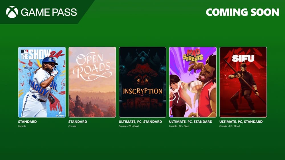 Próximamente en Xbox Game Pass: Sifu, Inscryption, Mad Streets y mucho más