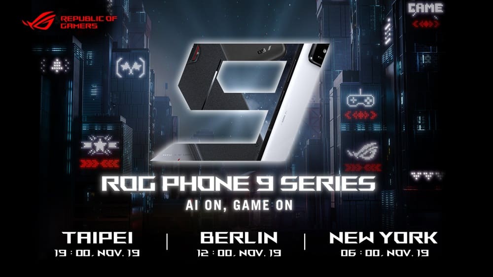 ASUS ROG anuncia el lanzamiento de la nueva serie ROG Phone 9