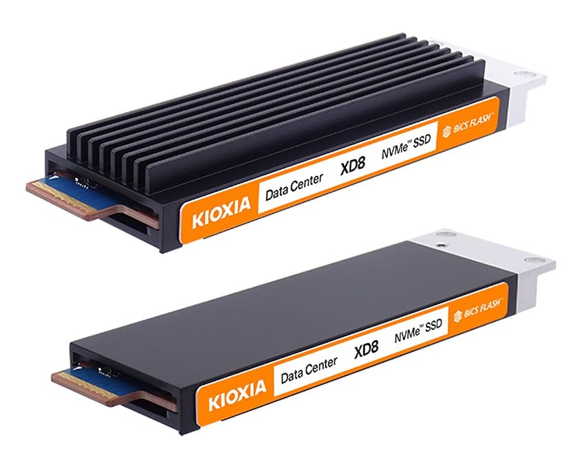 KIOXIA presenta las unidades SSD EDSFF E1.S NVMe PCIe 5.0 para entornos de nube e hiperescala