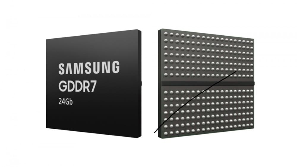 Samsung desarrolla la primera memoria DRAM GDDR7 de 24 Gb del sector