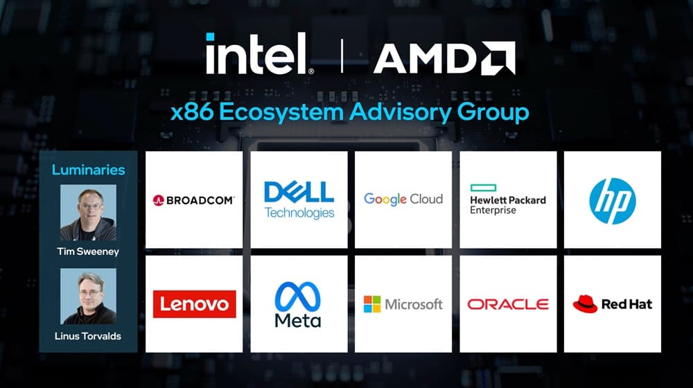 Intel y AMD forman un grupo asesor del ecosistema x86 para acelerar la innovación de desarrolladores y clientes