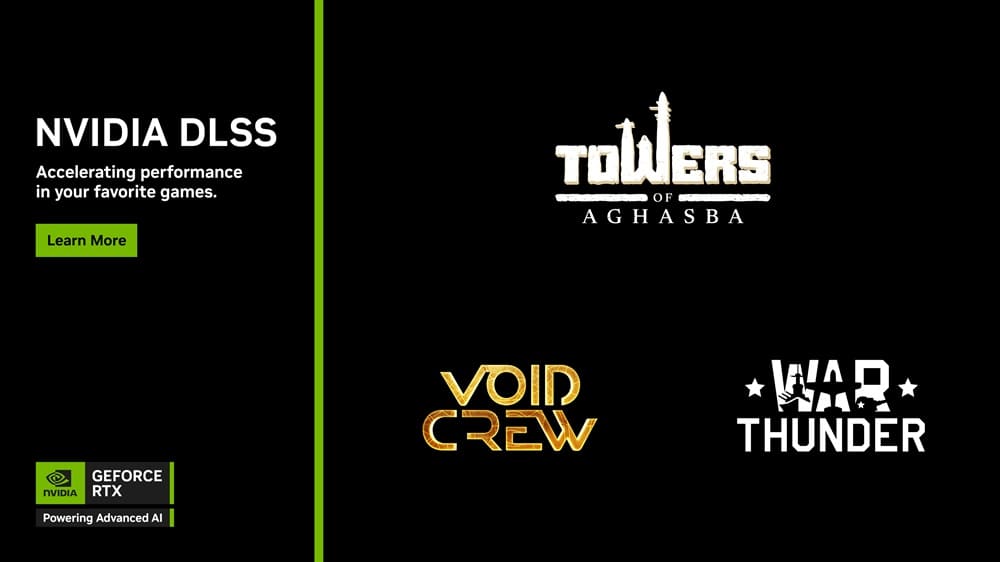 NVIDIA anuncia más juegos con DLSS esta semana