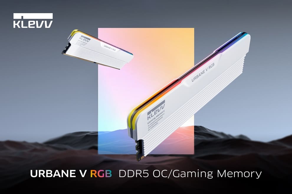 KLEVV presenta la nueva memoria URBANE V RGB DDR5 Gaming/OC