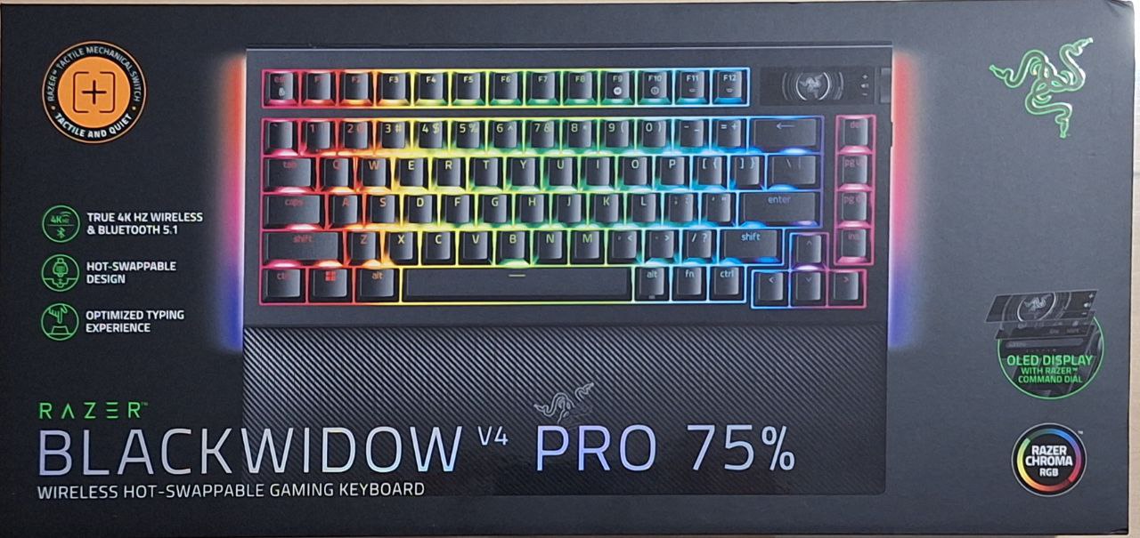 Análisis Razer Blackwidow v4 Pro 75% - Oled y lo mejor de Razer