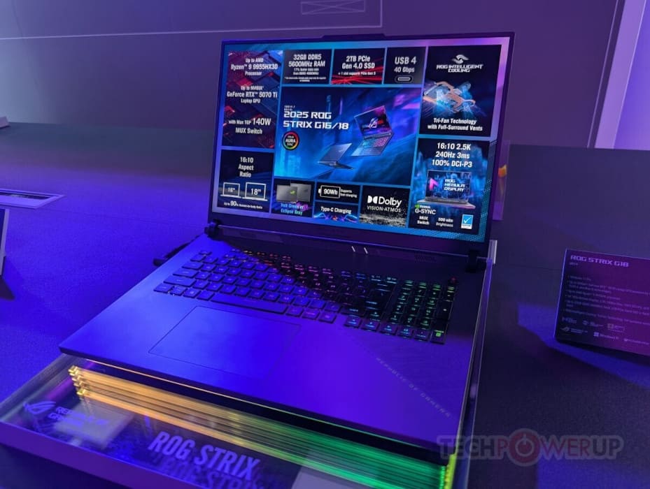 ASUS renueva toda su gama de portátiles gaming con gráficas RTX 5060/5070 y CPUs Intel y AMD en Computex 2025 ASUS renueva toda su gama de portátiles gaming con gráficas RTX 5060/5070 y CPUs Intel y AMD en Computex 2025