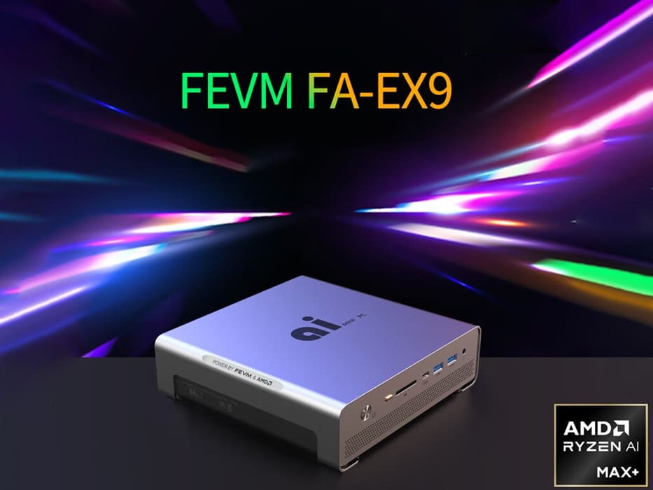 FEVM lanza el mini PC FA-EX9 con Ryzen AI Max+ 395 y Radeon 8060S: 128 GB de RAM y diseño compacto de 2 litros FEVM lanza el mini PC FA-EX9 con Ryzen AI Max+ 395 y Radeon 8060S: 128 GB de RAM y diseño compacto de 2 litros