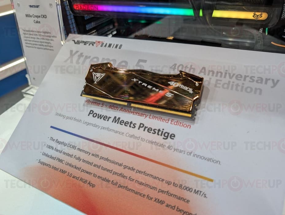 Patriot celebra 40 años con RAM DDR5 de 9600 MT/s y SSDs portátiles de alto rendimiento Patriot celebra 40 años con RAM DDR5 de 9600 MT/s y SSDs portátiles de alto rendimiento