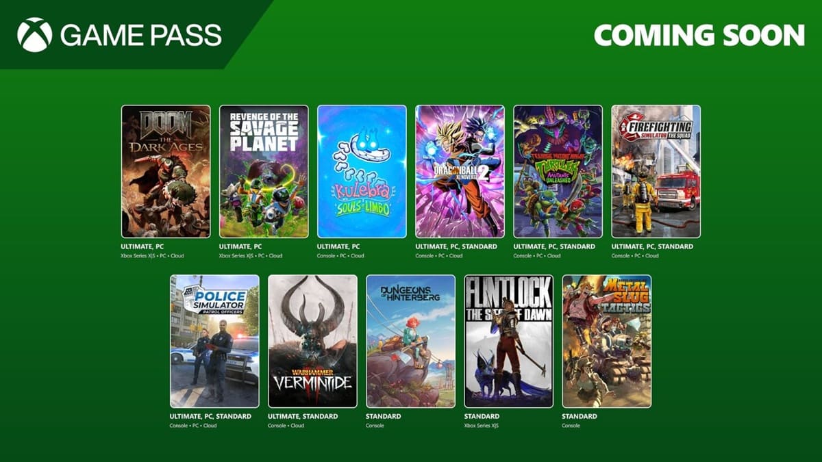 Xbox Game Pass mayo 2025: todos los nuevos juegos, fechas clave y recompensas para suscriptores Xbox Game Pass mayo 2025: todos los nuevos juegos, fechas clave y recompensas para suscriptores