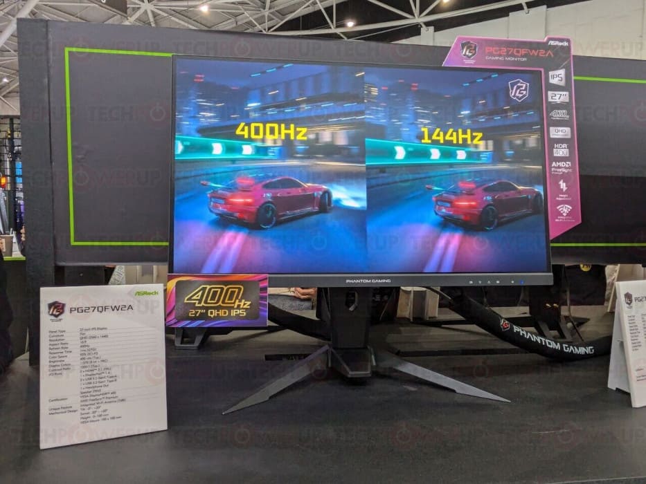 ASRock presenta su monitor PG27QFW2A de 27” y 400 Hz en Computex 2025 ASRock presenta su monitor PG27QFW2A de 27” y 400 Hz en Computex 2025