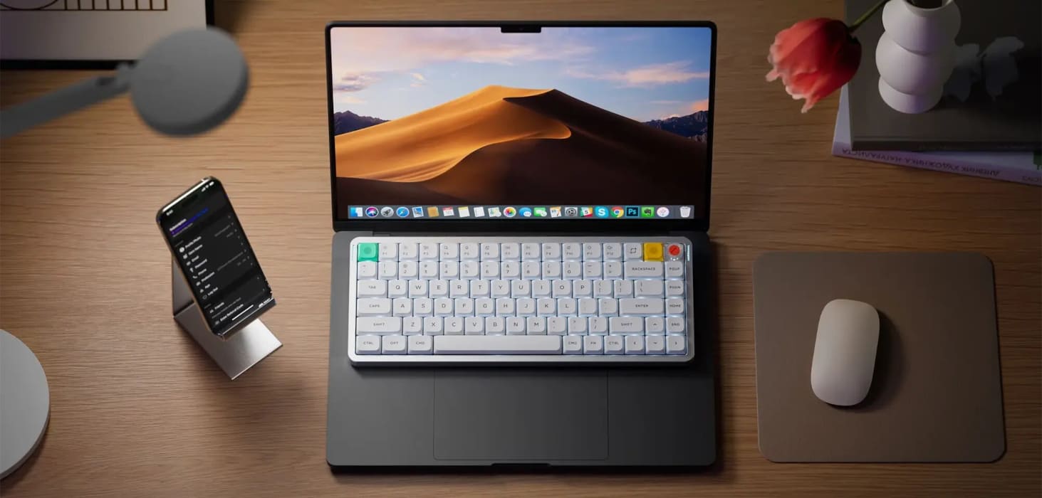 NuPhy presenta el AIR75 V3: teclado mecánico ultrafino con batería de hasta 1200 horas y diseño premium