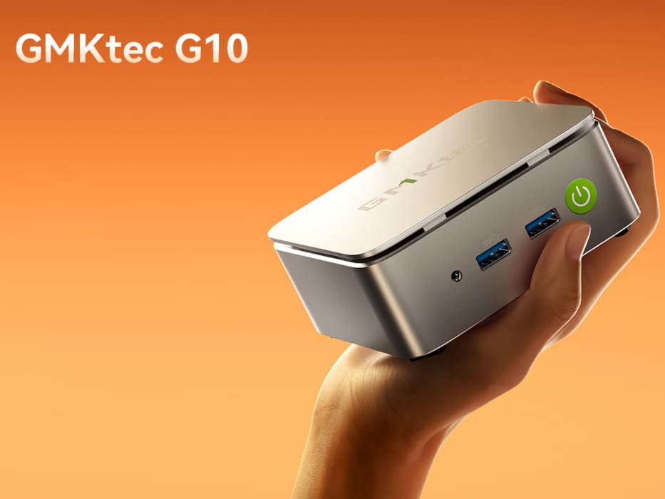 GMKtec NucBox G10: mini PC con Ryzen 5, 16 GB de RAM y SSD desde solo 189 dólares