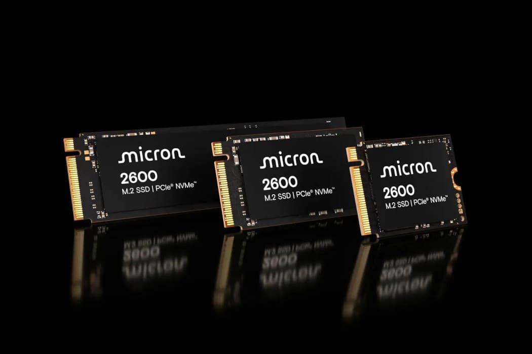 Micron lanza el SSD 2600 NVMe con tecnología QLC de 9ª generación y hasta un 63% más de velocidad