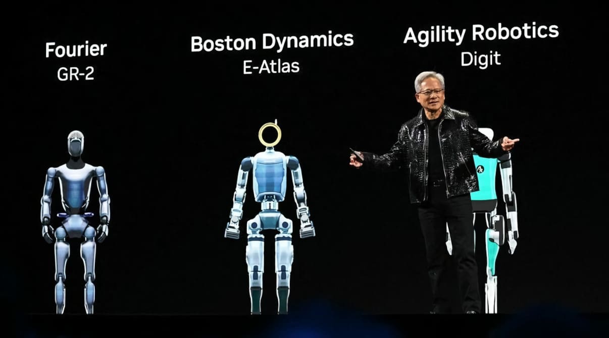 NVIDIA y Foxconn abrirán una planta de ensamblaje con robots humanoides en Texas