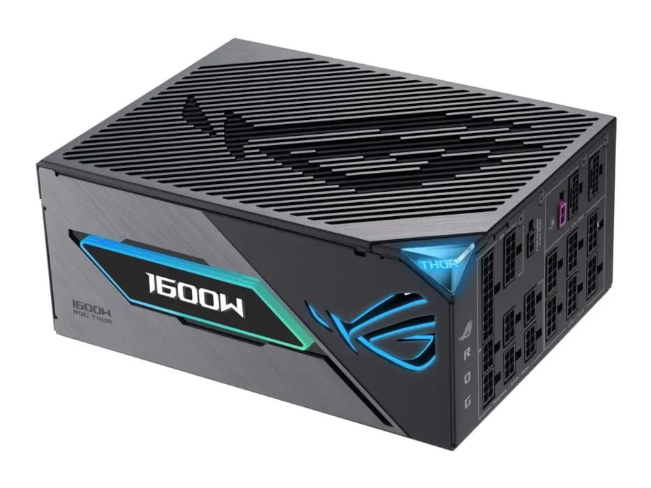 ASUS presenta sus nuevas fuentes de alimentación ROG THOR con OLED desmontable y tecnología GaN
