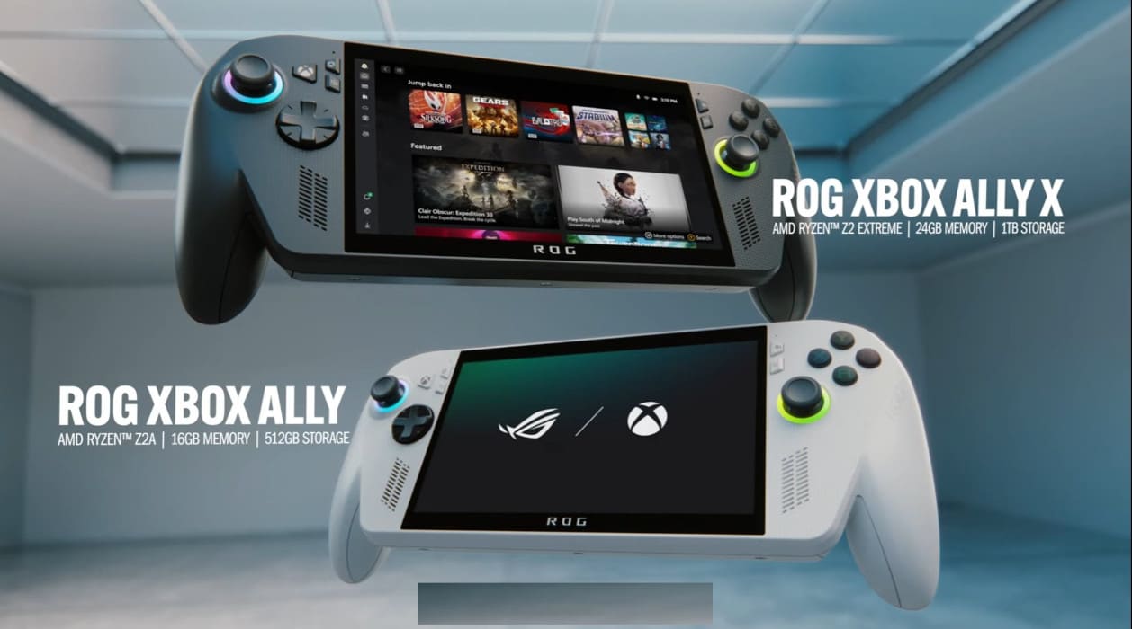 ROG Xbox Ally y Ally X: los primeros portátiles Xbox llegan con AMD Ryzen Z2 Extreme y pantallas FHD a 120 Hz