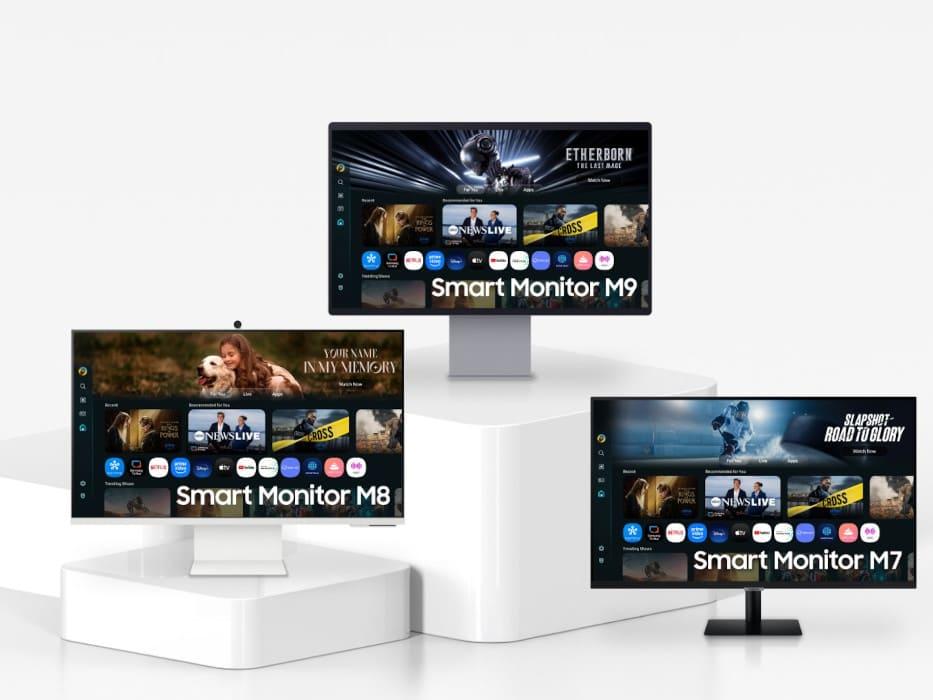 Samsung lanza los nuevos monitores 4K inteligentes M9, M8 y M7 con panel QD-OLED y hasta 165 Hz