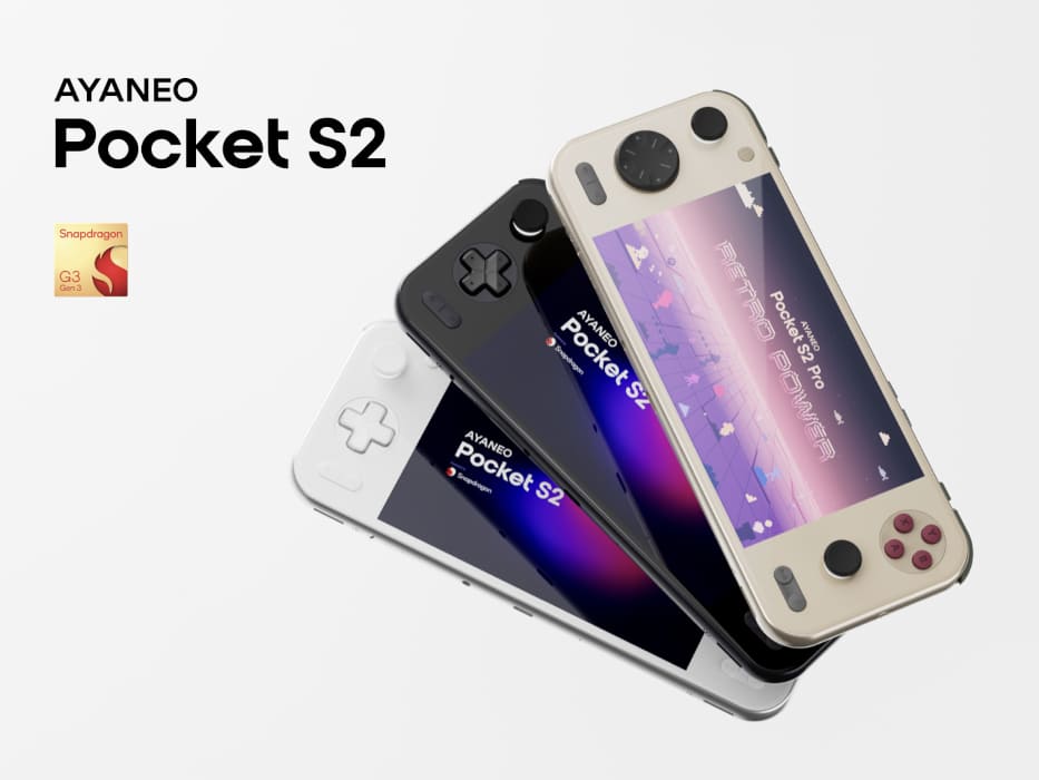 Ayaneo Pocket S2: nueva consola portátil con Snapdragon G3 Gen 3, pantalla 1440p y hasta 1 TB