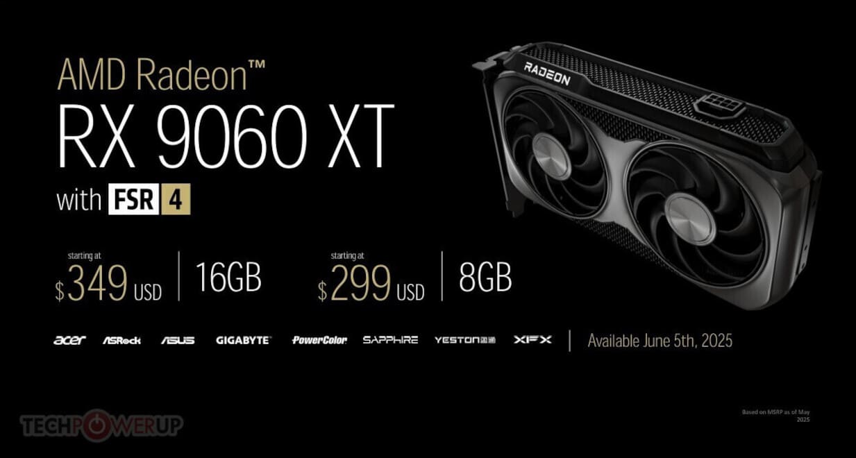 Polémica por la Radeon RX 9060 XT de 8 GB: AMD limita el acceso a los medios y surgen críticas generalizadas