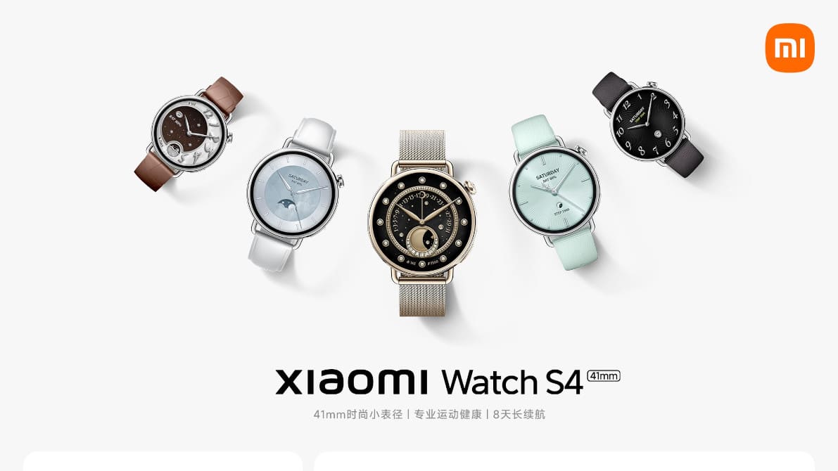 Xiaomi lanza el Watch S4 de 41 mm: más ligero, más elegante y con hasta 8 días de batería