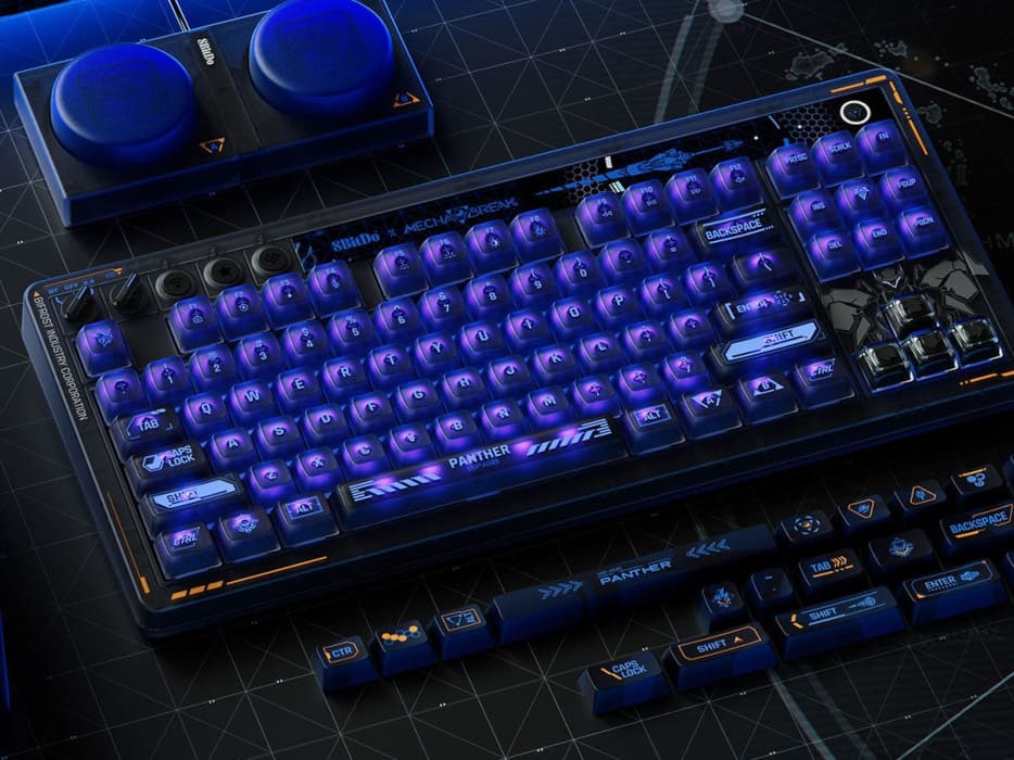 8BitDo lanza el Retro 87 Mecha Break Panther Edition: diseño exclusivo, gran autonomía y teclas extra