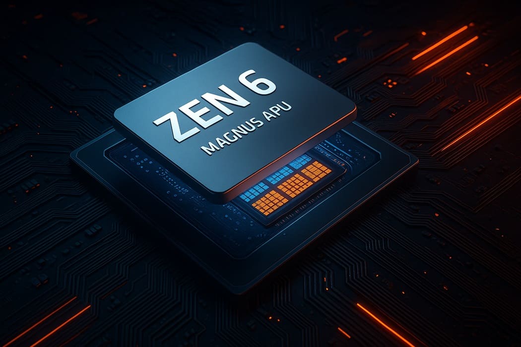 AMD Magnus APU: filtrado un chip Zen 6 con 68 CUs RDNA 5 que podría alimentar la próxima Xbox o una consola de Valve