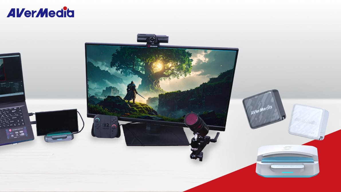 AVerMedia GO Series: streaming y carga ultrarrápida en un solo dispositivo, ahora compatible con Nintendo Switch 2