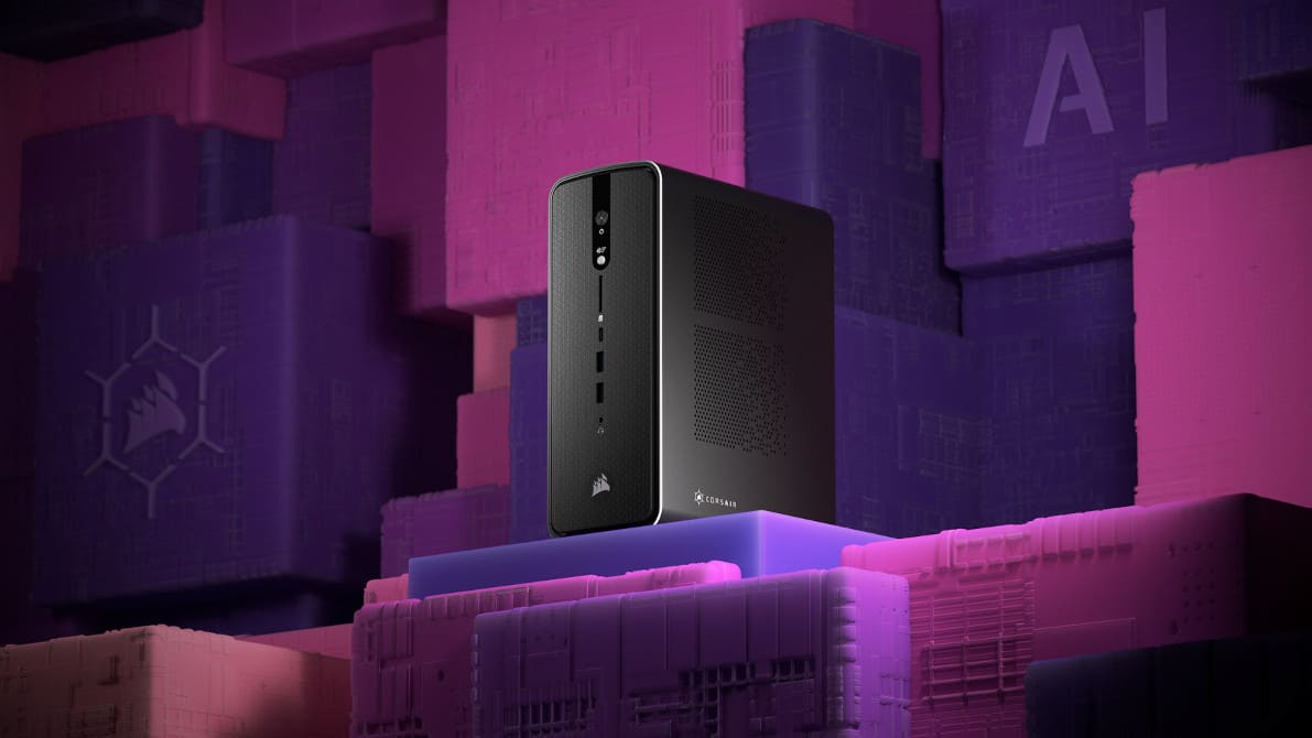 Corsair AI WORKSTATION 300: potencia para IA local en solo 4,4 L