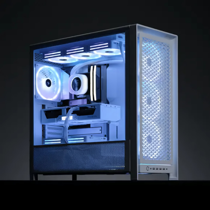 Corsair Frame 5000D: caja modular ampliada con soporte para gráficas verticales y placas con conectores traseros