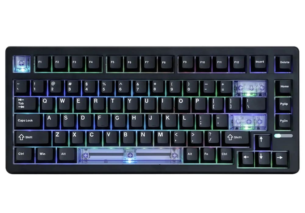 Epomaker HE80: teclado compacto con switches Hall Effect y diseño modular por solo 69,99 dólares