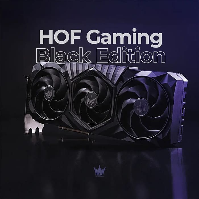 GALAX presenta las RTX 5080 y 5070 Ti HOF Gaming Black Edition: overclock de fábrica y nuevo diseño en negro mate