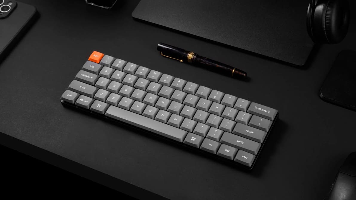 Keychron K9 Max: teclado mecánico inalámbrico compacto con switches Milk POM