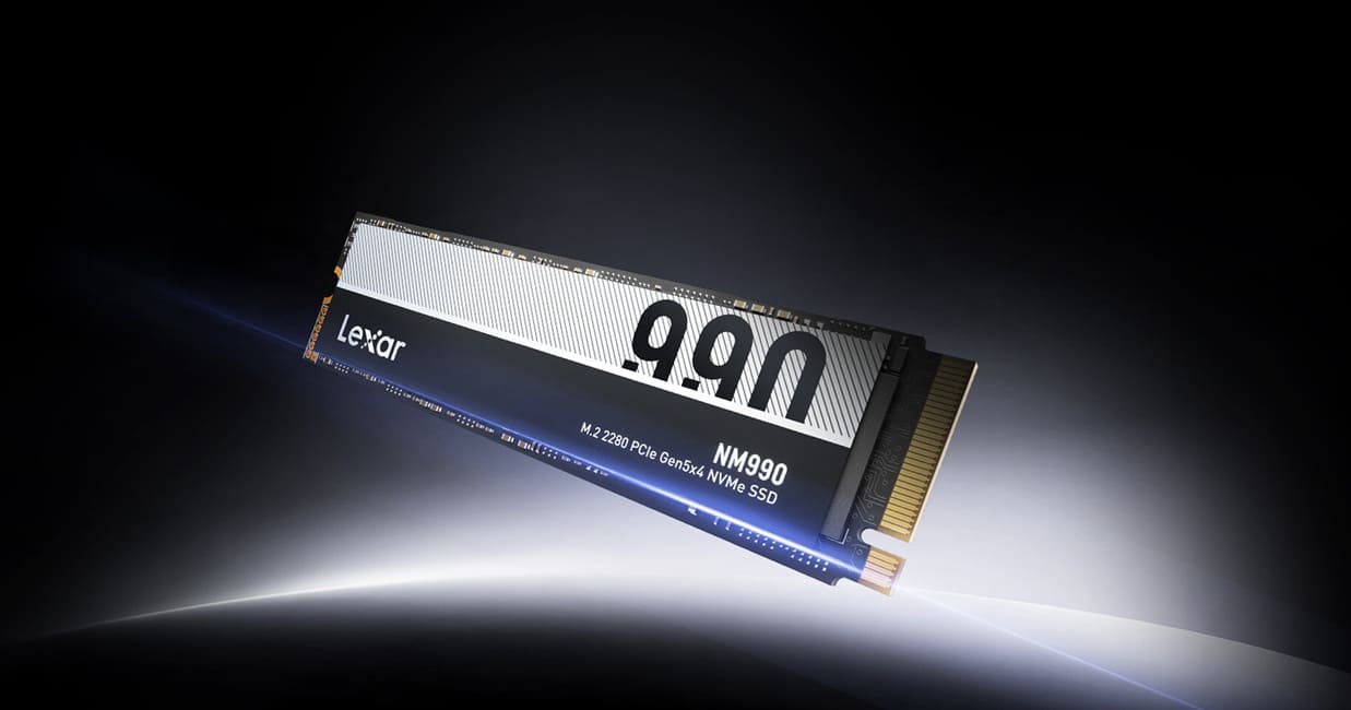Lexar NM990 PCIe 5.0: SSD ultrarrápido con hasta 14.000 MB/s para gamers, creadores y proyectos de IA