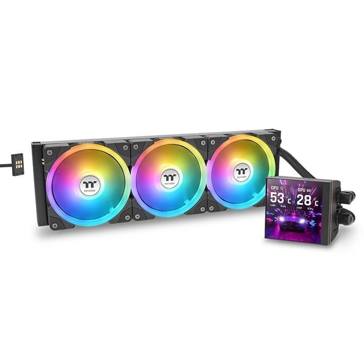 Thermaltake presenta la MAGFloe Ultra ARGB Sync AIO: refrigeración líquida con pantalla LCD y diseño modular
