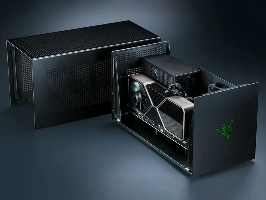 Razer Core X V2: nueva eGPU con Thunderbolt 5 y soporte para gráficas RTX 50 y RX 9000