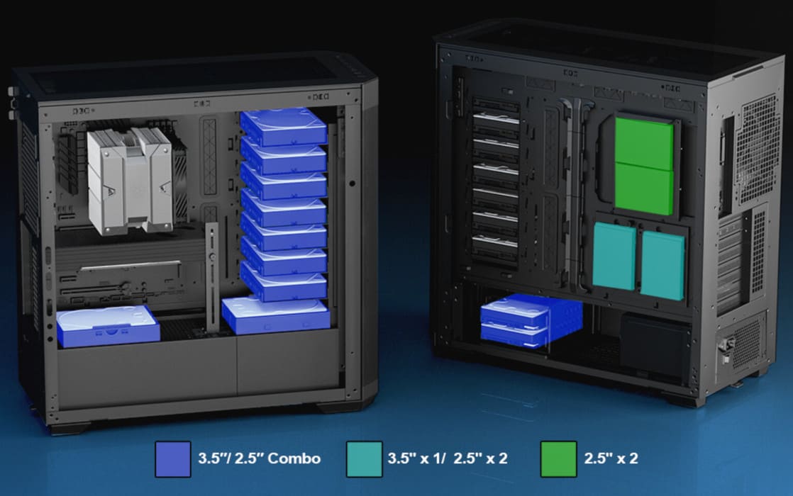 SilverStone Seta H2: la torre workstation que revive los 90 con capacidad para hasta 15 discos duros