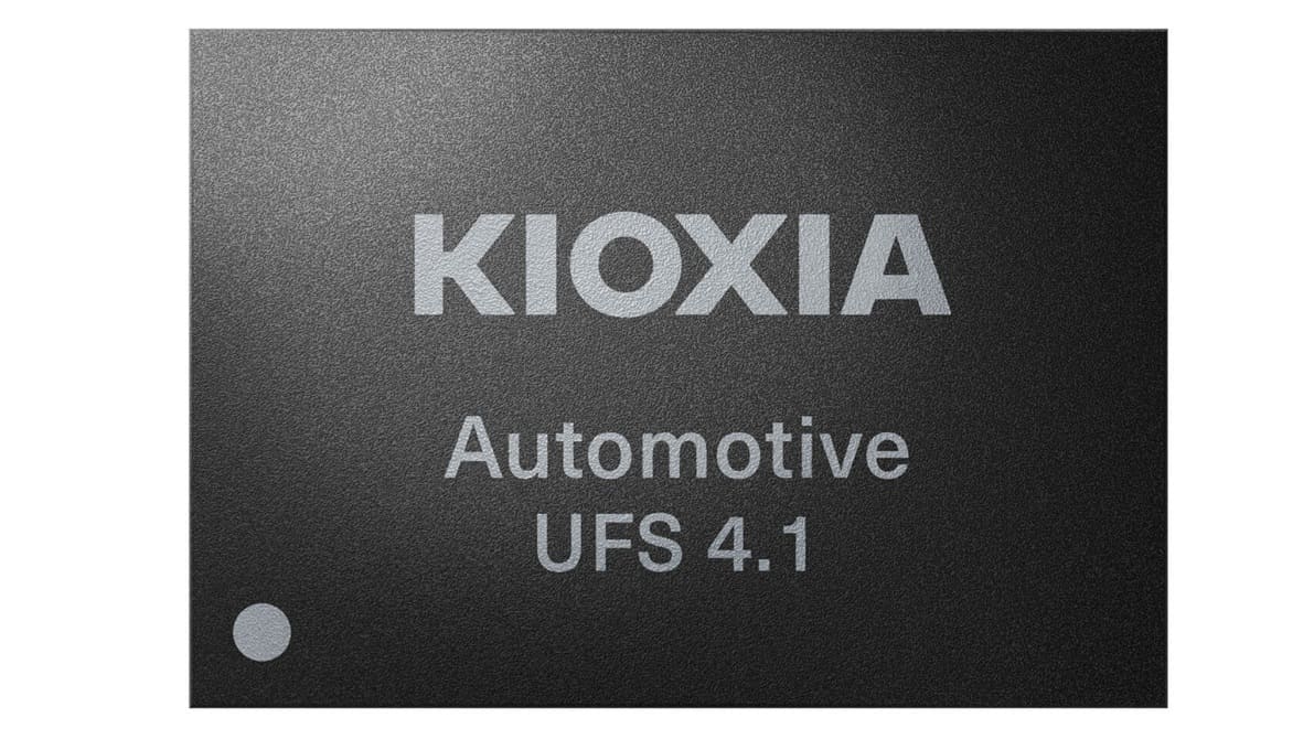KIOXIA comienza a enviar muestras de su memoria UFS 4.1 para automoción con hasta 1 TB