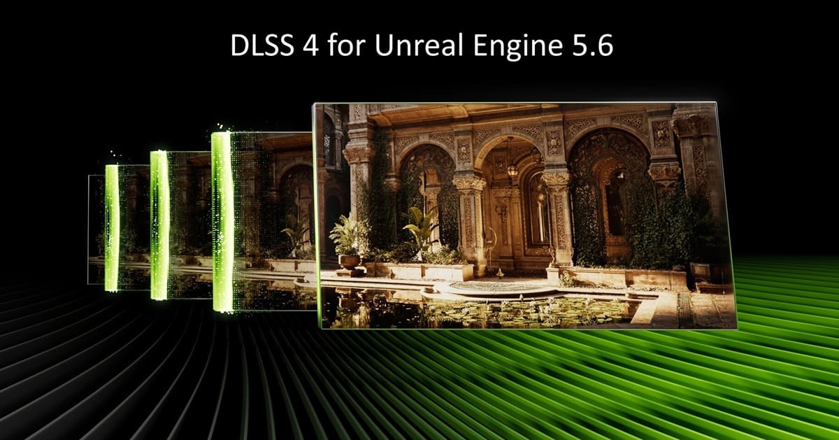NVIDIA lanza el plugin DLSS 4 para Unreal Engine 5.6: IA, ray tracing y generación de frames al siguiente nivel