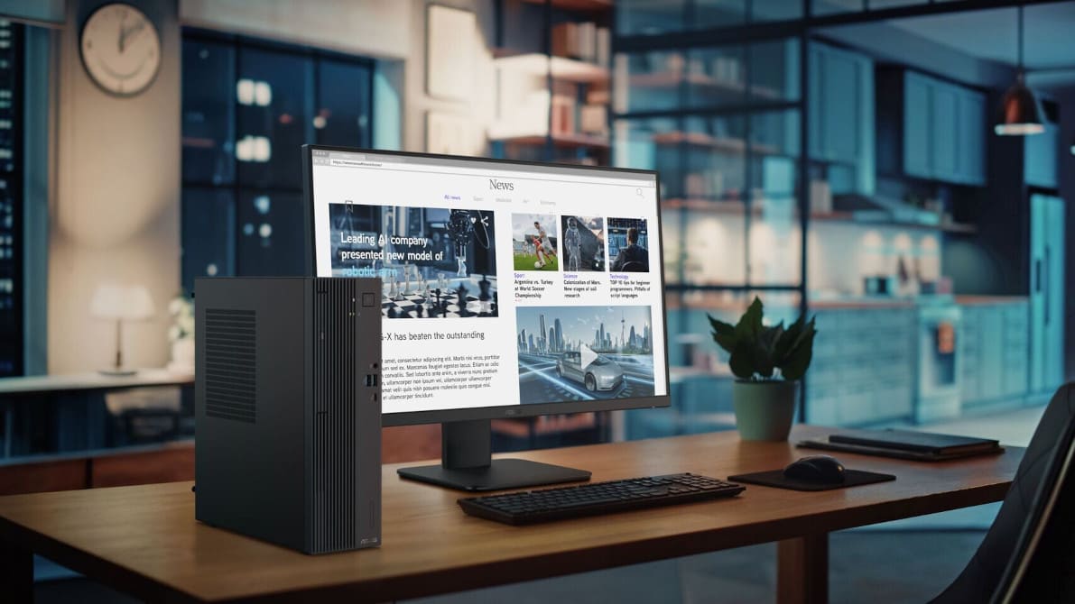 ASUS ExpertCenter P500 SFF: el miniPC empresarial que apuesta por la IA y el silencio