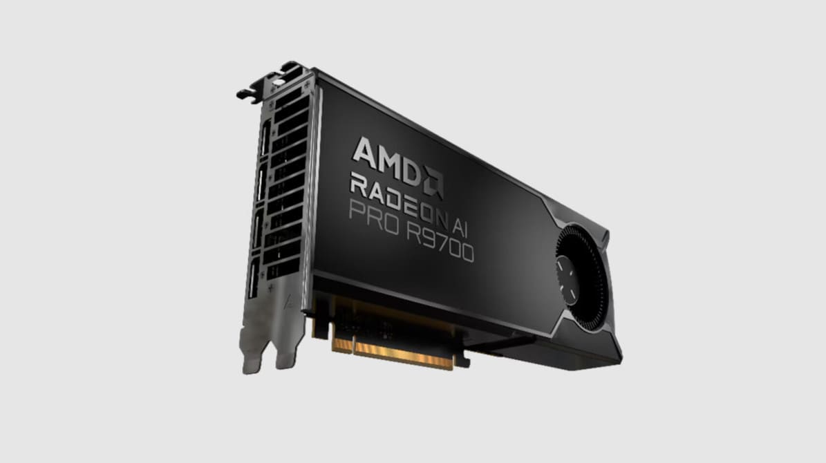 AMD lanza la Radeon AI PRO R9700: GPU profesional RDNA 4 con 32 GB GDDR6 y enfoque total en IA