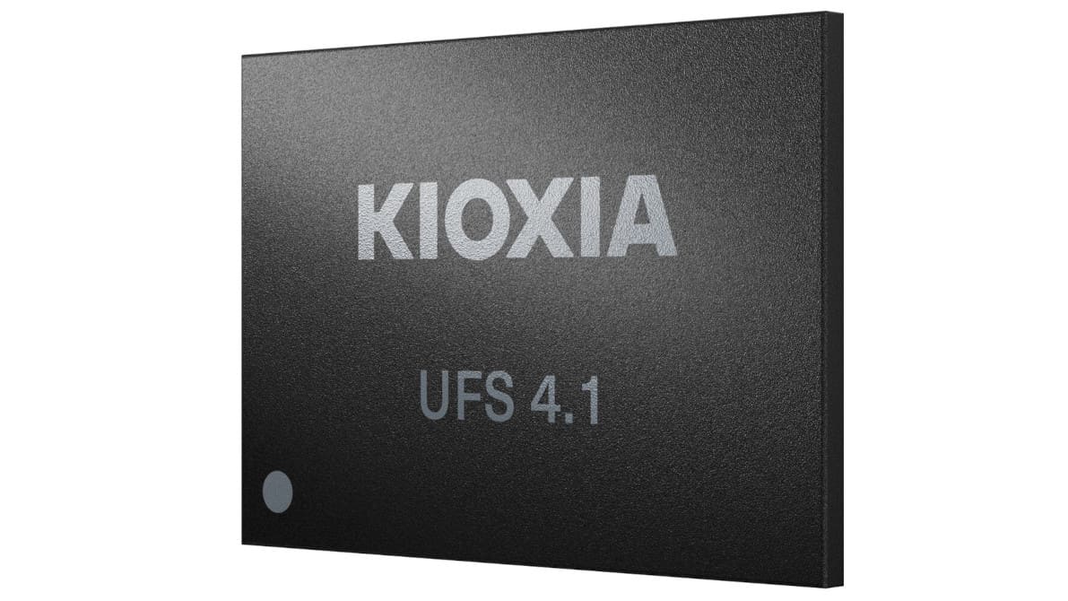 Kioxia da un salto en almacenamiento móvil con su UFS 4.1 y memoria BiCS FLASH de 8.ª generación