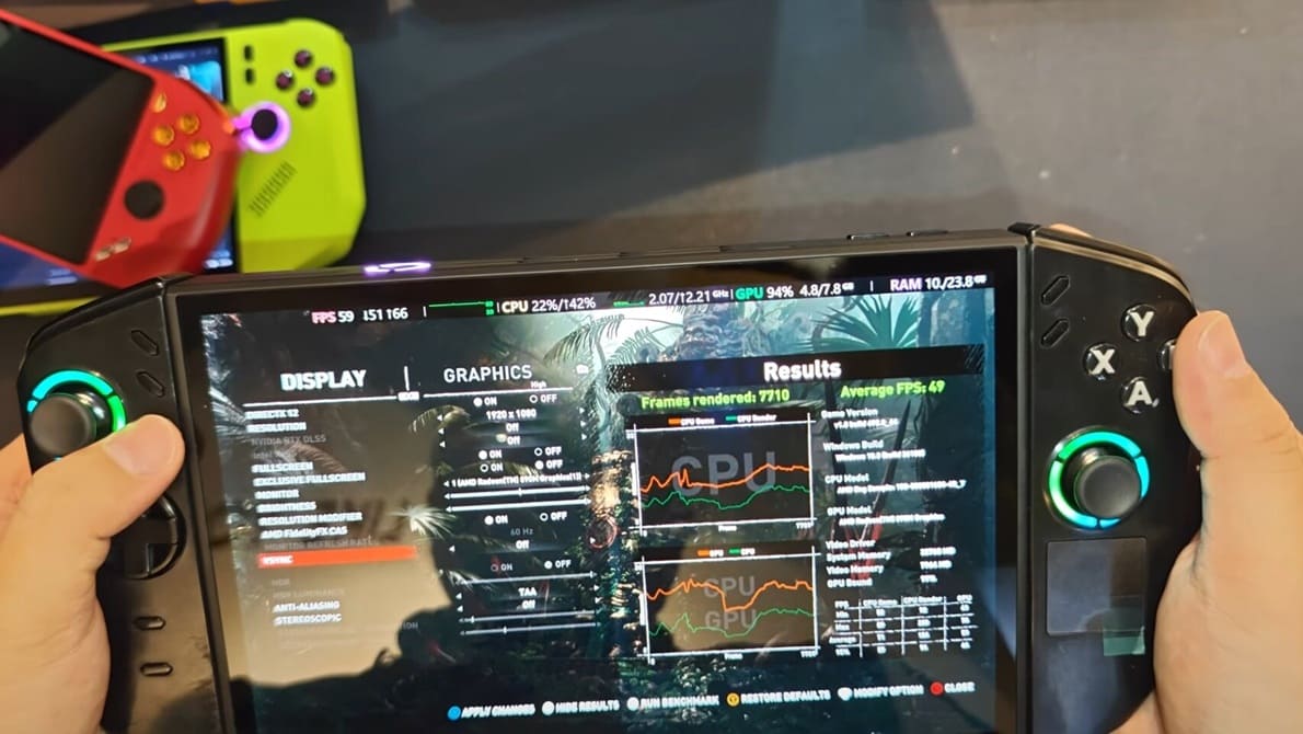 Lenovo Legion Go 2 supera al MSI Claw A8 con el mismo chip Ryzen Z2 Extreme