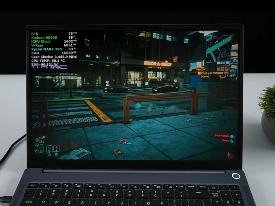 AIM Max+: portátil con Ryzen AI Max+ 395 y Radeon 8060S que planta cara a la RTX 4060 por menos de 1.000 dólares
