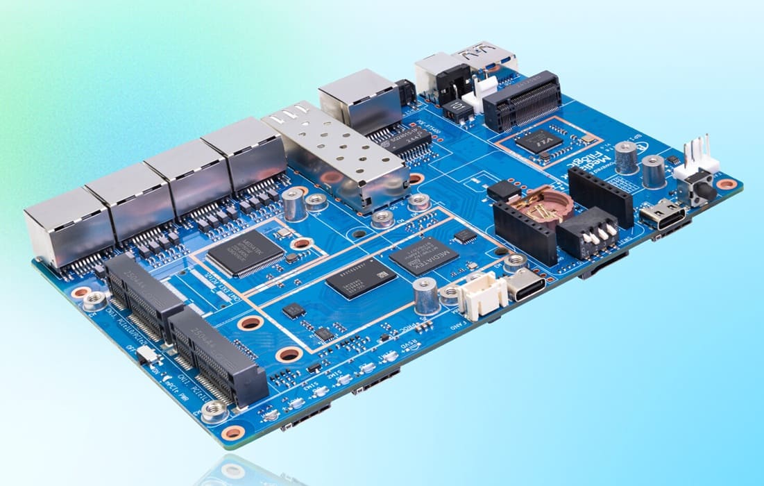 Banana Pi BPI-R4 Lite: una alternativa al Raspberry Pi 5 enfocada a redes y Wi-Fi 7