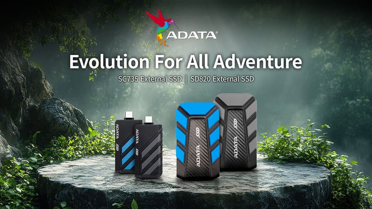 ADATA presenta los SSD externos rugerizados SD820 y SC735
