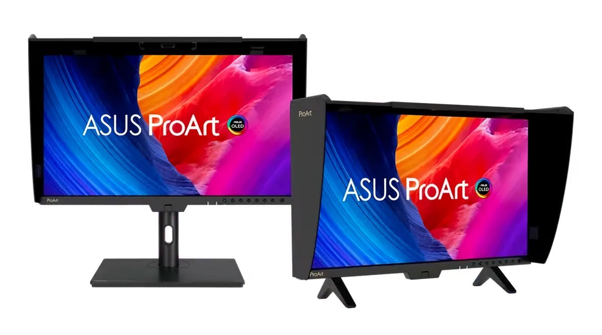 ASUS amplía la línea ProArt con el monitor OLED PA27USD y el microLED Cinema PQ09U