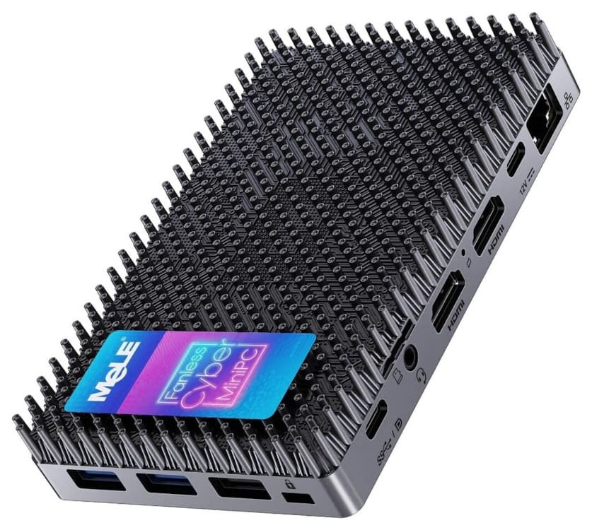 MeLE Cyber X1: mini PC sin ventilador con Intel N150 y diseño ultracompacto